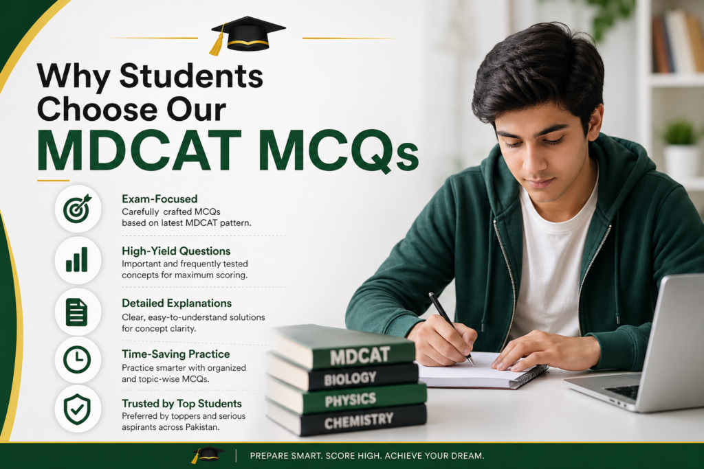 Why Students Choose Our MDCAT MCQs