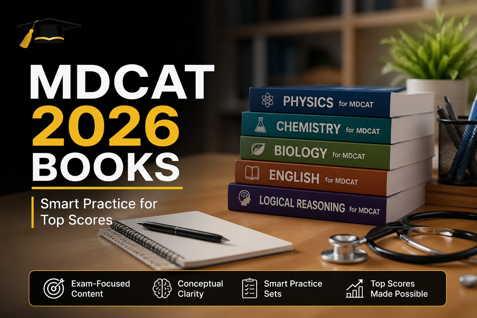 MDCAT 2026 Books– Smart Practice for Top Scores