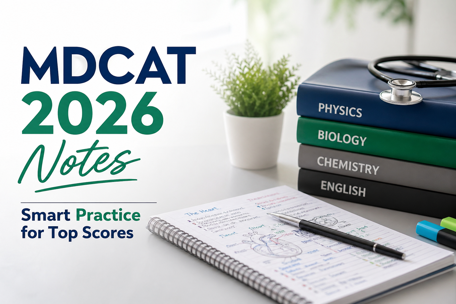 MDCAT 2026 Notes – Smart Practice for Top Scores
