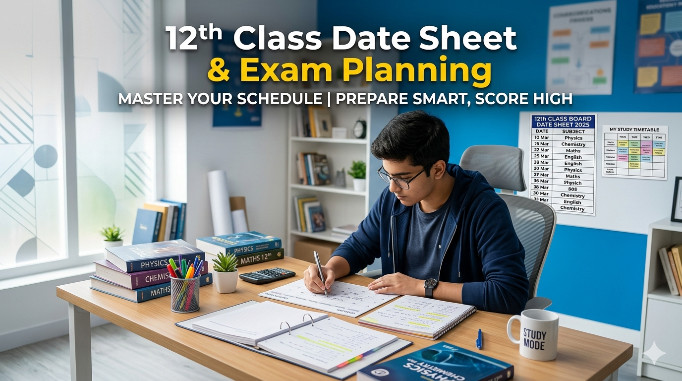 12th Class Date Sheet & Exam Planning