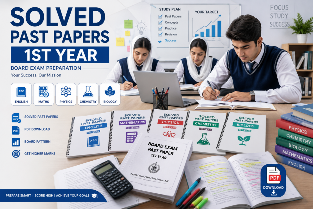 solved past papers 1st year