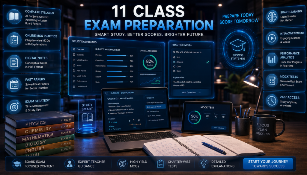 11 Class Exam Preparation